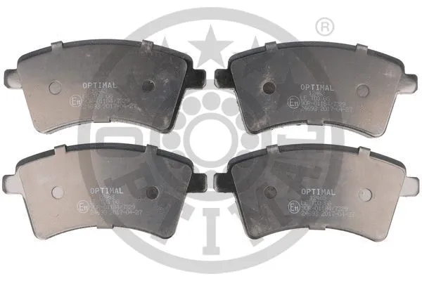 Brake Pad Set, disc brake (12463)
