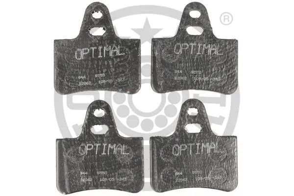 Brake Pad Set, disc brake (9550)