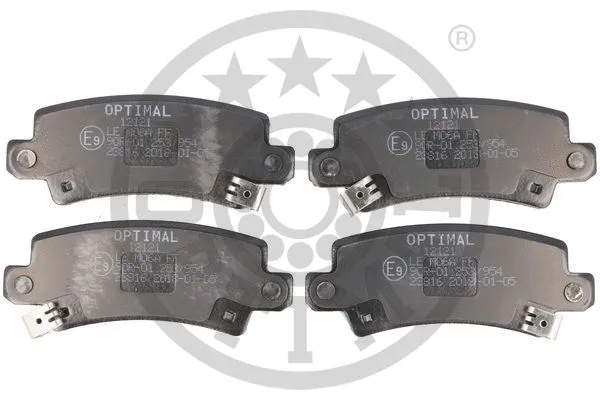Brake Pad Set, disc brake (12121)