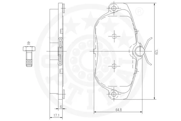 Brake Pad Set, disc brake