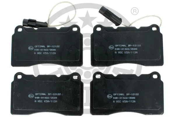 Brake Pad Set, disc brake (12122)