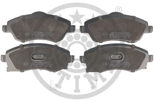 Brake Pad Set, disc brake (BP-12126)