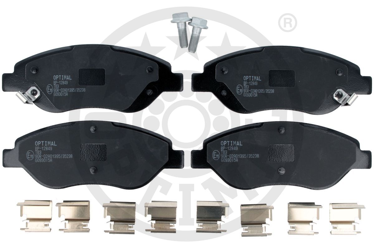Brake Pad Set, disc brake (BP-12849)