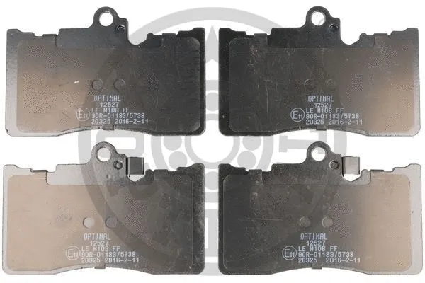 Brake Pad Set, disc brake (BP-12527)