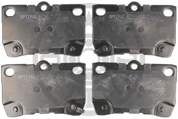 Brake Pad Set, disc brake (12528)