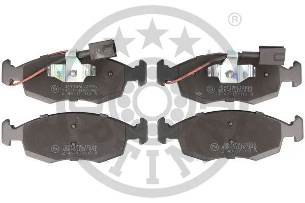 Brake Pad Set, disc brake (12556)