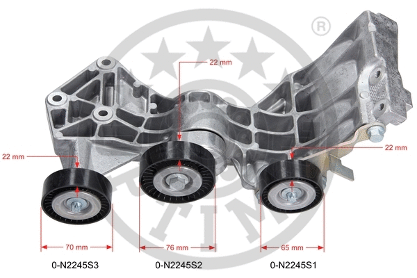 Belt Tensioner, V-ribbed belt (0-N2245)