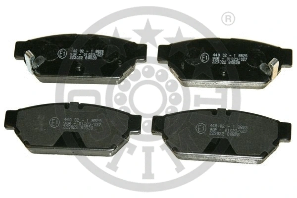 Brake Pad Set, disc brake (9862)