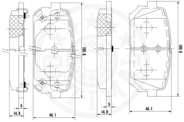 Brake Pad Set, disc brake