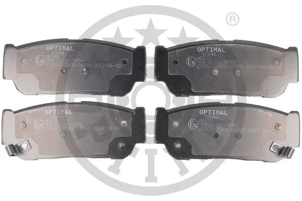 Brake Pad Set, disc brake (BP-12646)