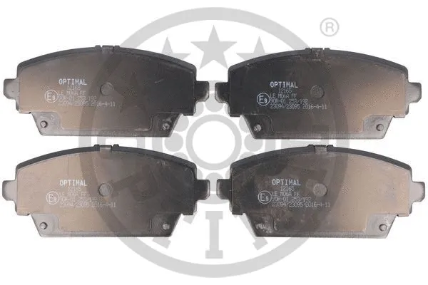 Brake Pad Set, disc brake (BP-12165)
