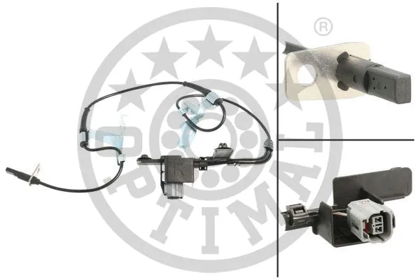 Sensor, wheel speed (06-S758)