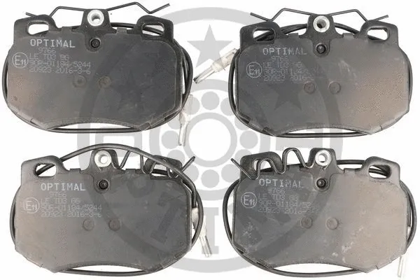 Brake Pad Set, disc brake (9766)