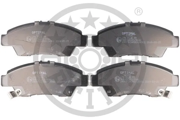 Brake Pad Set, disc brake (BP-12405)