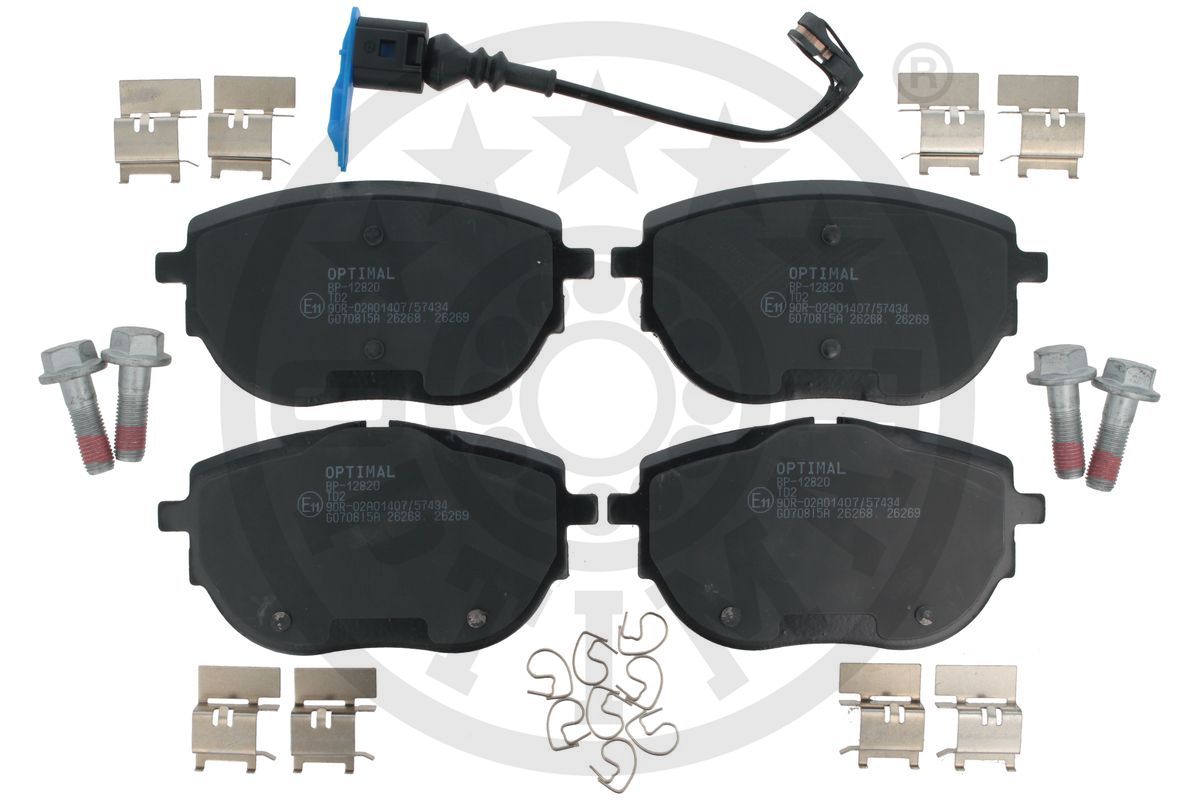 Brake Pad Set, disc brake (BP-12820)