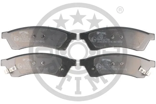 Brake Pad Set, disc brake (12564)