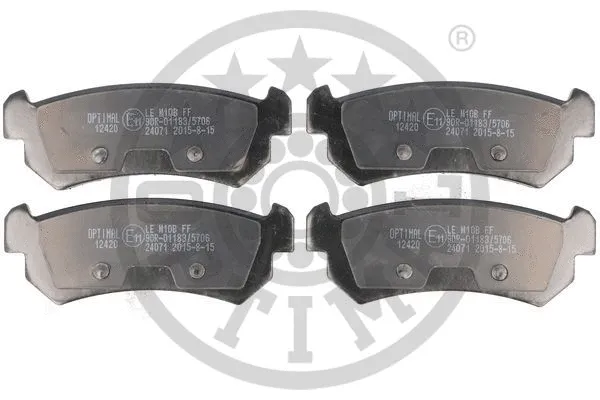 Brake Pad Set, disc brake (BP-12420)