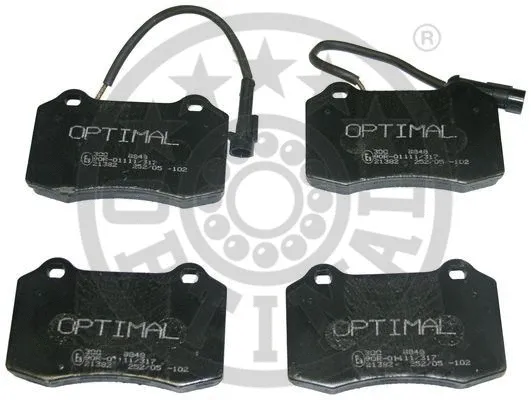 Brake Pad Set, disc brake (9848)