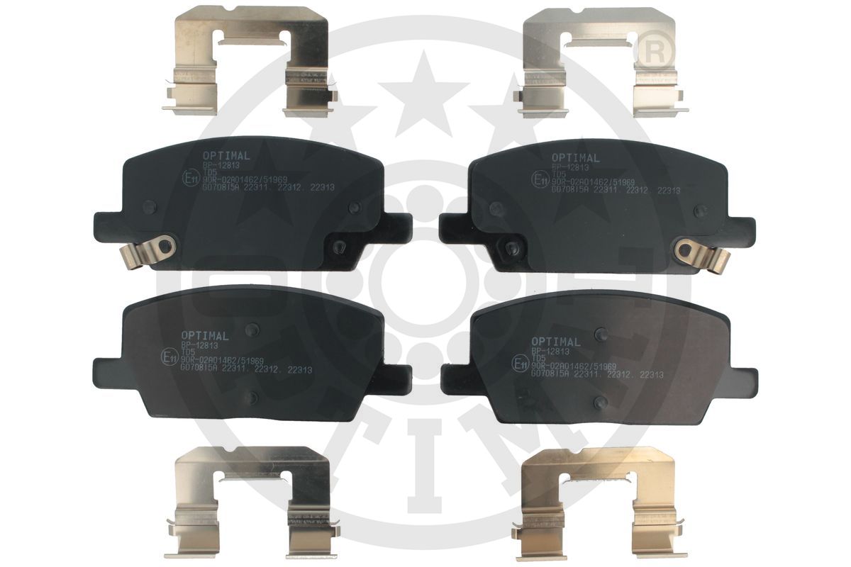Brake Pad Set, disc brake (BP-12813)