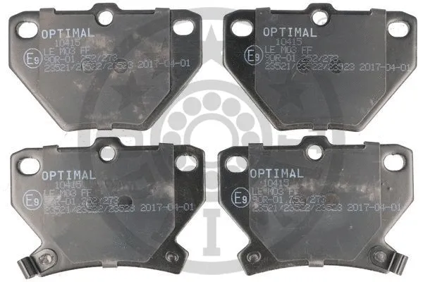 Brake Pad Set, disc brake (10415)