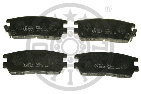 Brake Pad Set, disc brake (9792)