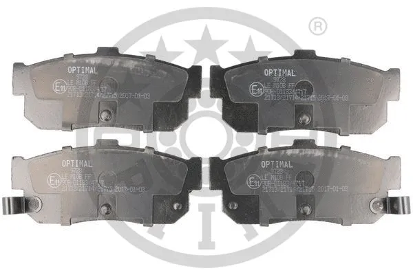 Brake Pad Set, disc brake (9728)