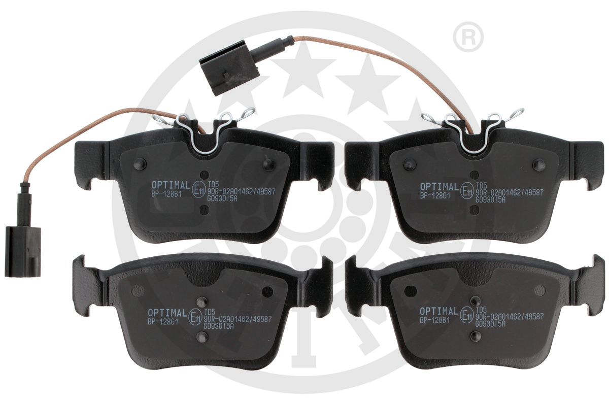 Brake Pad Set, disc brake (BP-12861)