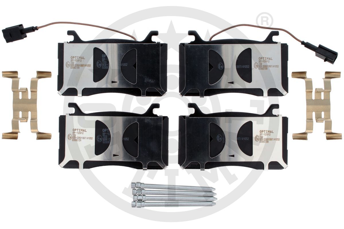 Brake Pad Set, disc brake (BP-12912)