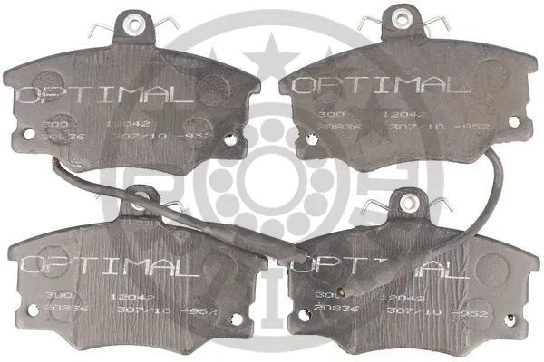 Brake Pad Set, disc brake (12042)