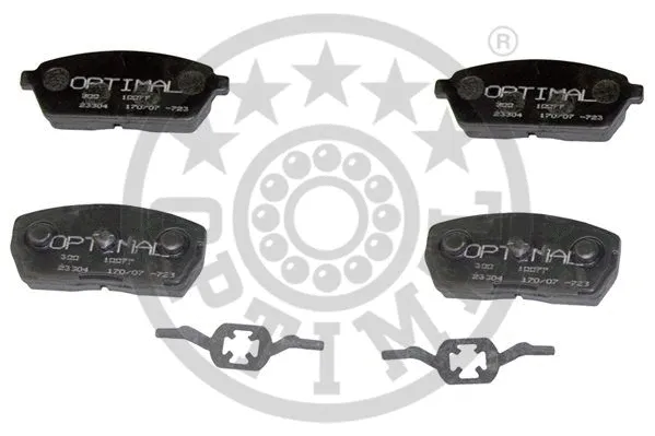 Brake Pad Set, disc brake (10077)