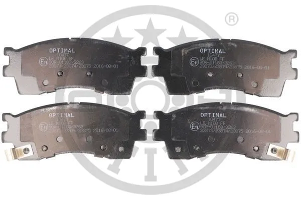 Brake Pad Set, disc brake (10477)