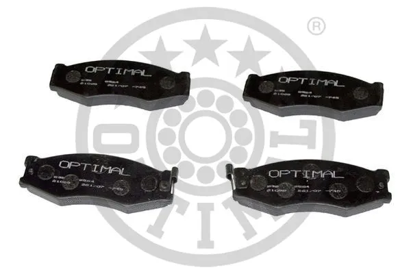 Brake Pad Set, disc brake (BP-09376)