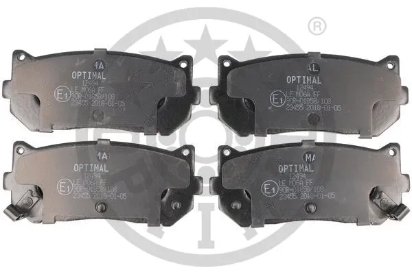 Brake Pad Set, disc brake (12494)