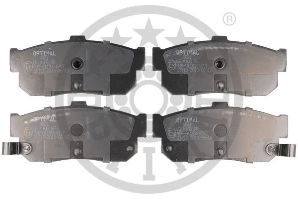 Brake Pad Set, disc brake (9861)