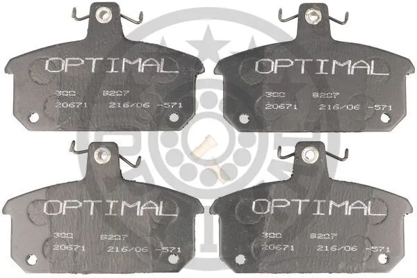 Brake Pad Set, disc brake (9207)