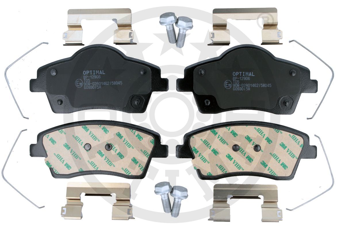 Brake Pad Set, disc brake (BP-12906)