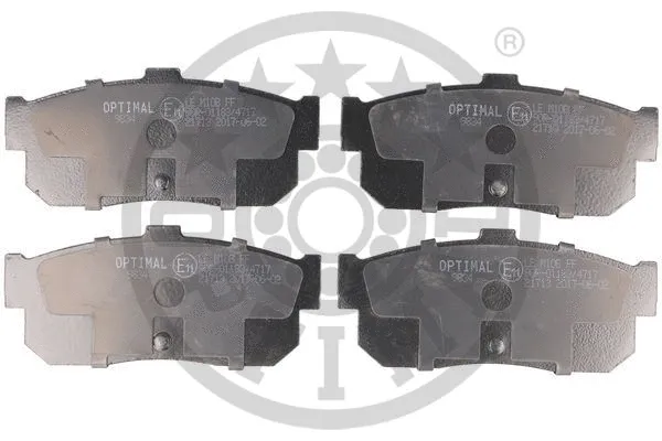 Brake Pad Set, disc brake (9834)