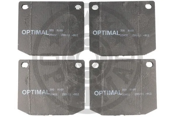 Brake Pad Set, disc brake (9168)