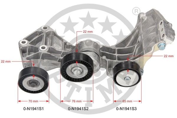 Belt Tensioner, V-ribbed belt (0-N1941)
