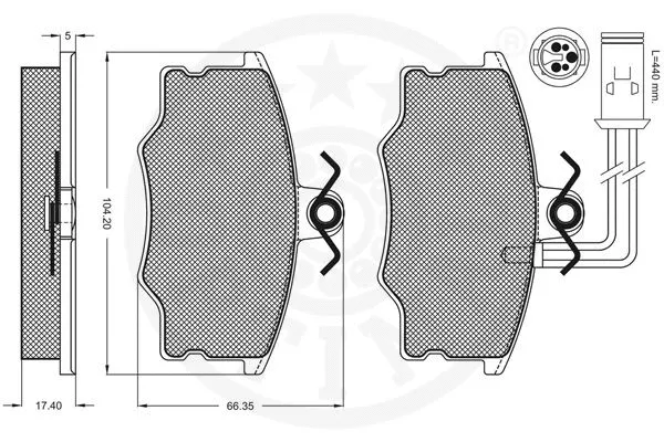Brake Pad Set, disc brake