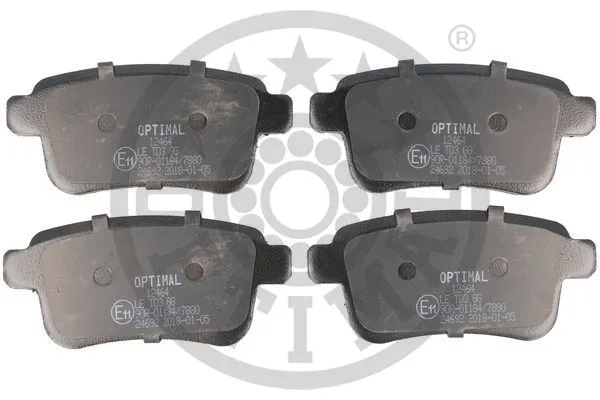 Brake Pad Set, disc brake (BP-12464)