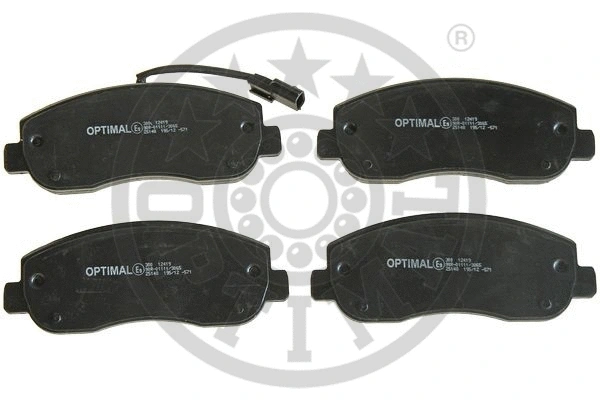 Brake Pad Set, disc brake (12419)