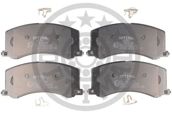 Brake Pad Set, disc brake (BP-10080)