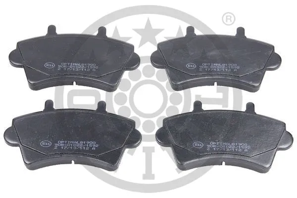 Brake Pad Set, disc brake (BP-81900)