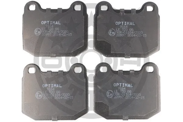 Brake Pad Set, disc brake (9164)