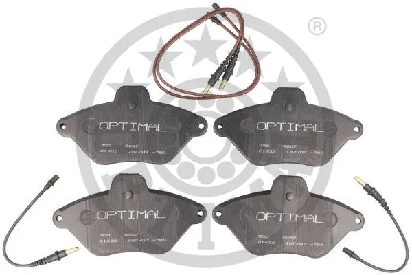 Brake Pad Set, disc brake (9857)