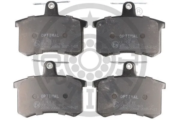 Brake Pad Set, disc brake (9272)