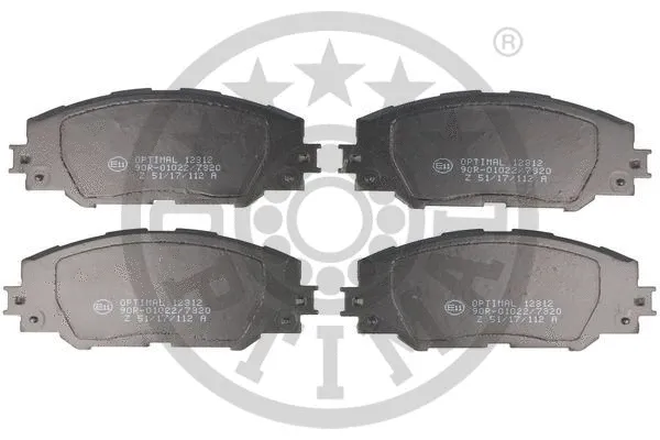 Brake Pad Set, disc brake (BP-12312)