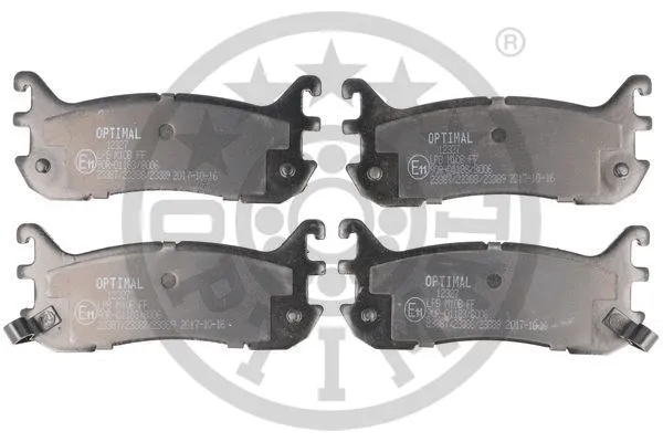 Brake Pad Set, disc brake (12327)