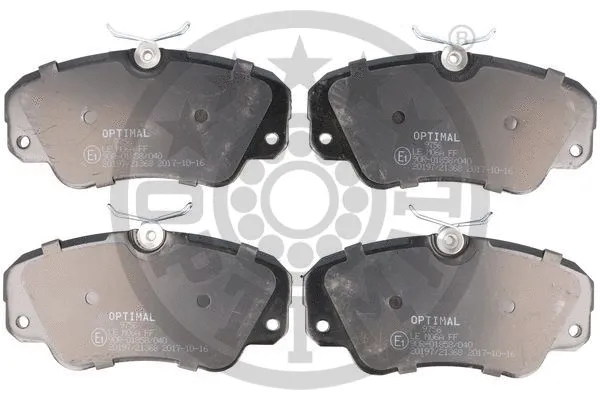 Brake Pad Set, disc brake (9756)